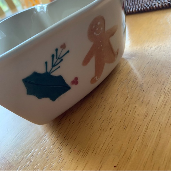 Hartstone Pottery Gingerbread Man Heart Shaped Bowl - Picture 3 of 5
